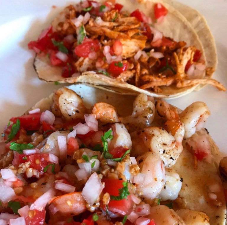 shrimp tacos, popular food in Mexico