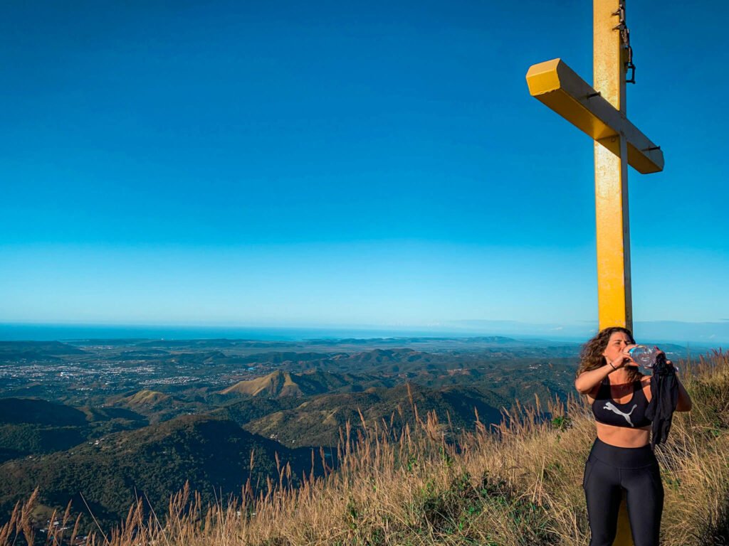 first viewpoint at Cerro el Rodadero hike in Puerto Rico