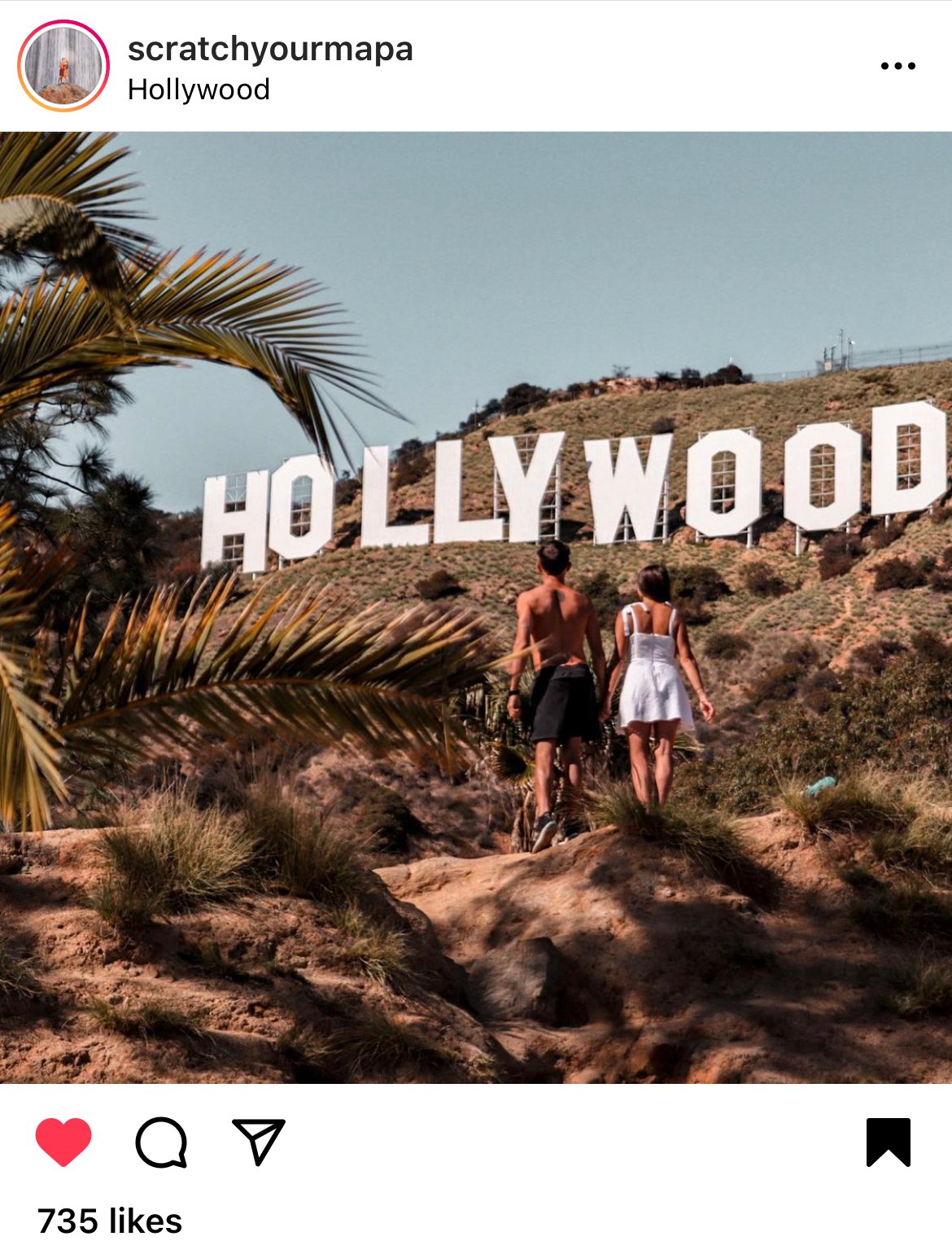 Hollywood sign, spots in Southern California