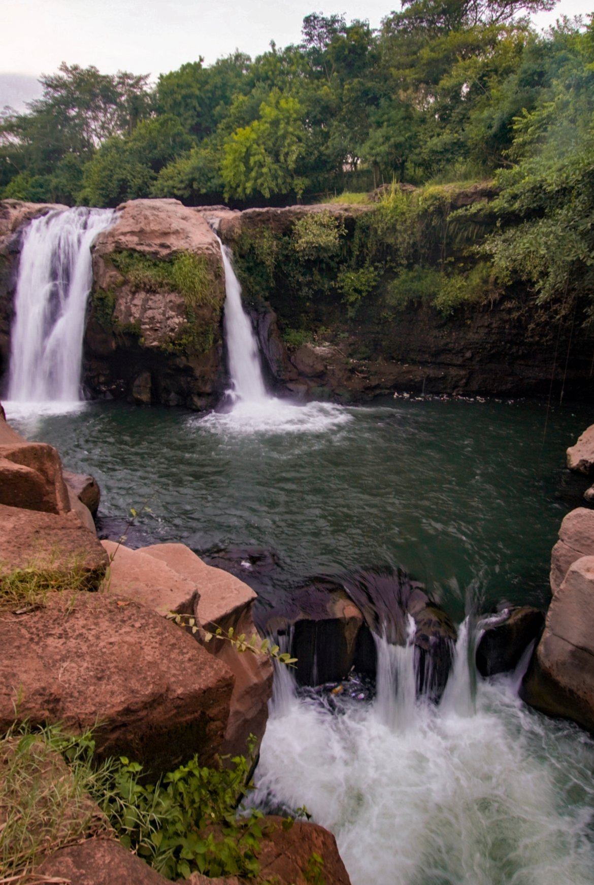 hot spring waterfall, things to do in Santa Ana, El Salvador