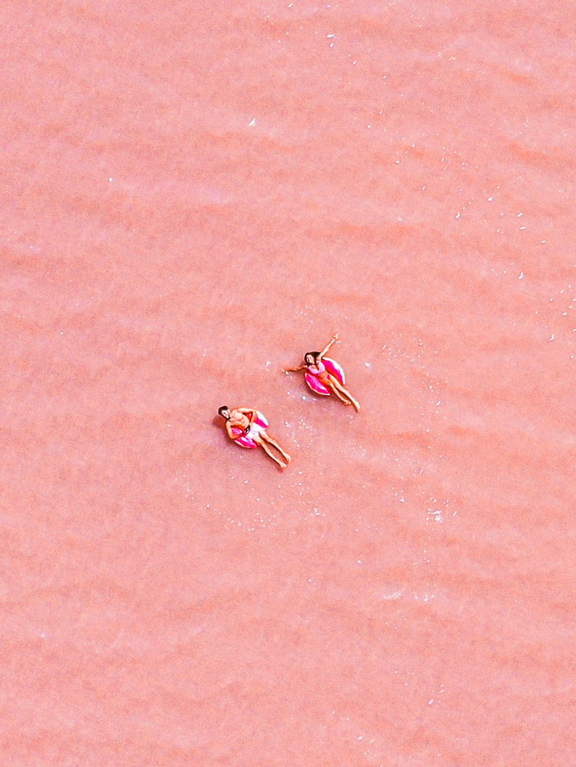bucket list item- swim in a pink lake