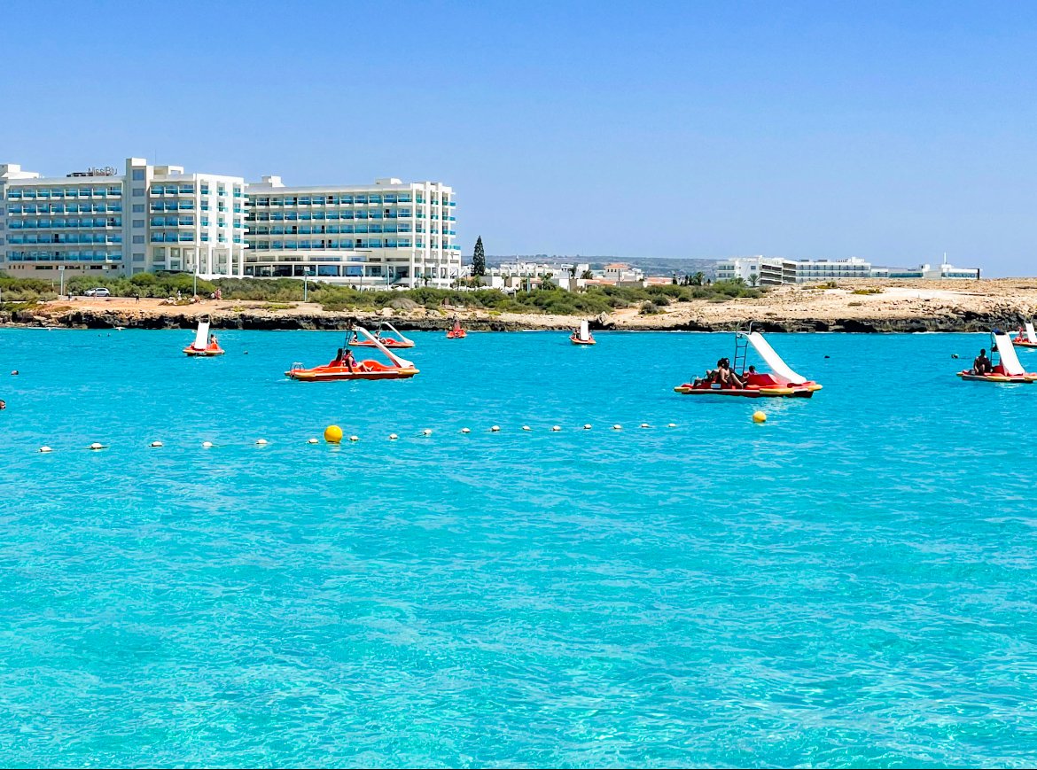 Nissi Beach, best things to do in Ayia Napa in Cyprus