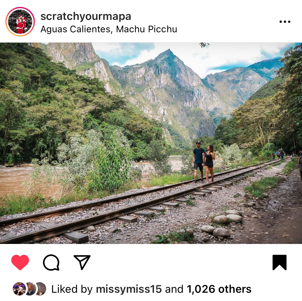 train tracks to hike Machu Picchu