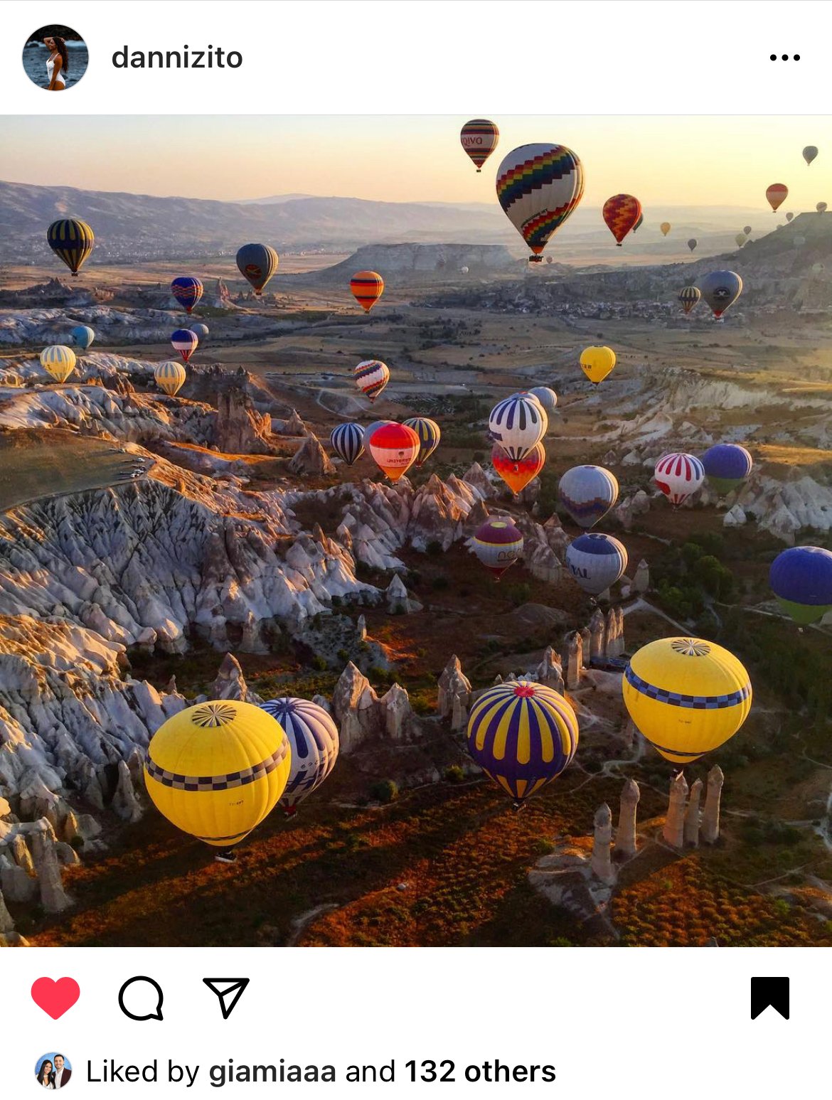 hot air balloon ride in Cappadocia