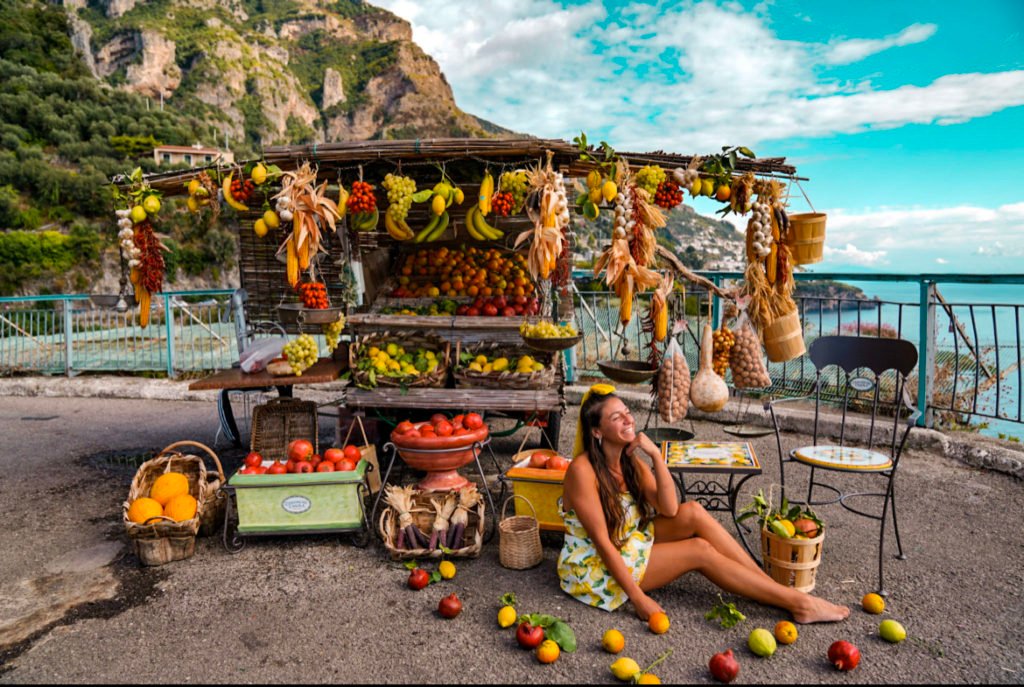 fruit stand- best places in Amalfi Coast