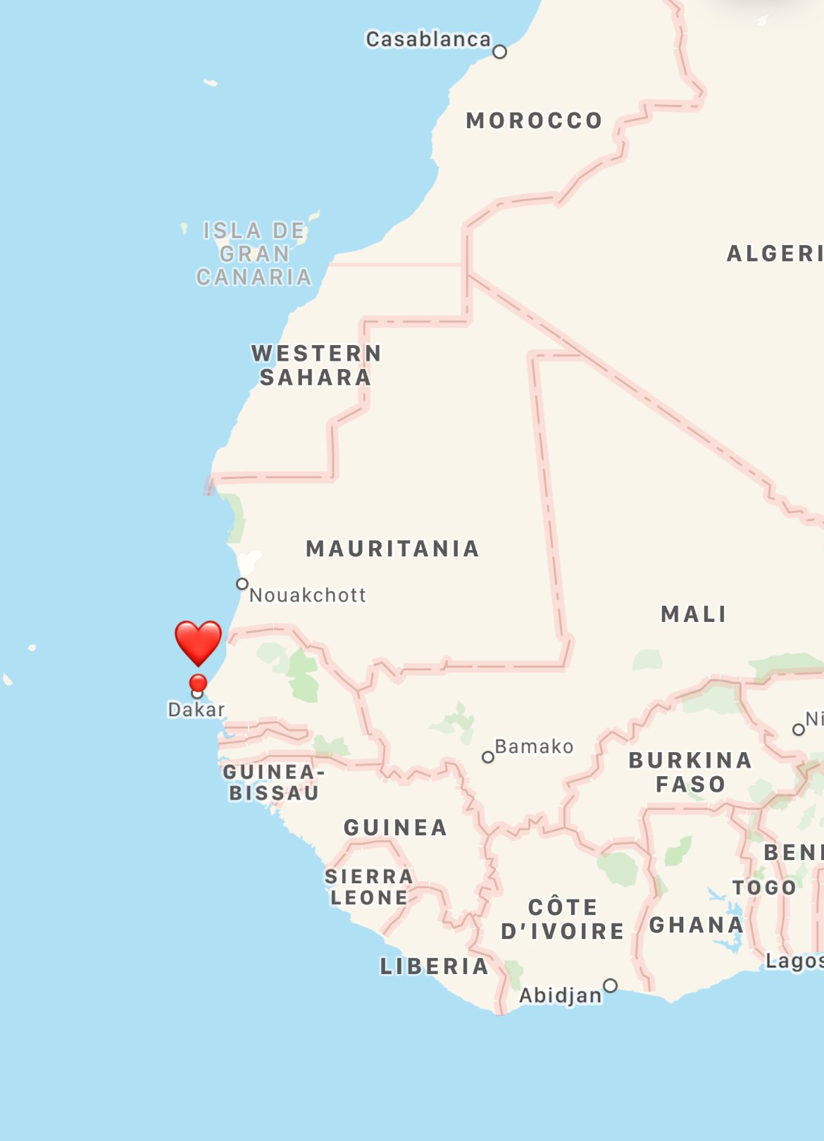 where is Dakar in Senegal
