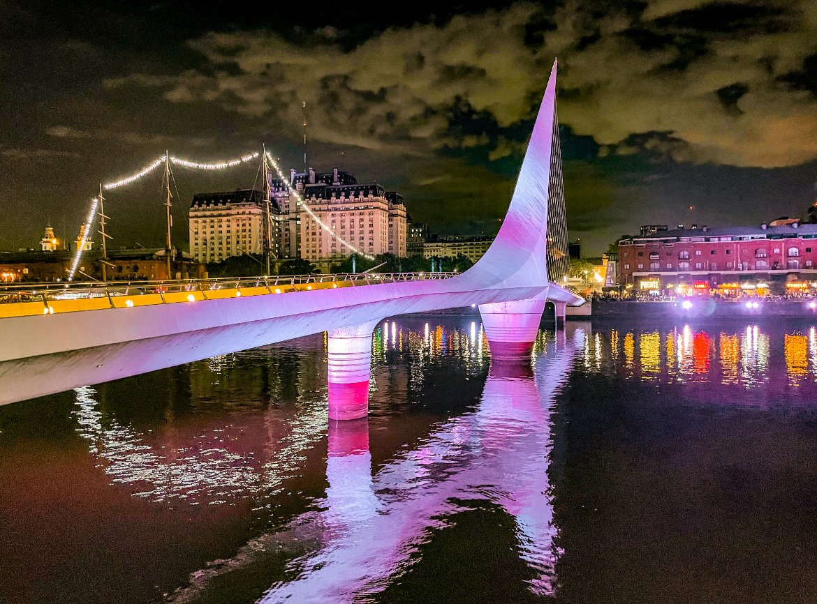 Puente de la Mujer in Buenos Aires