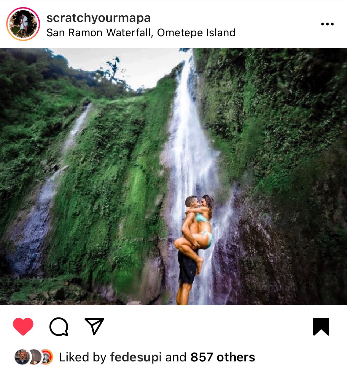 San Ramon Waterfall, Ometepe Island