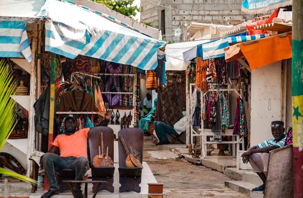 market in Dakar Senegal