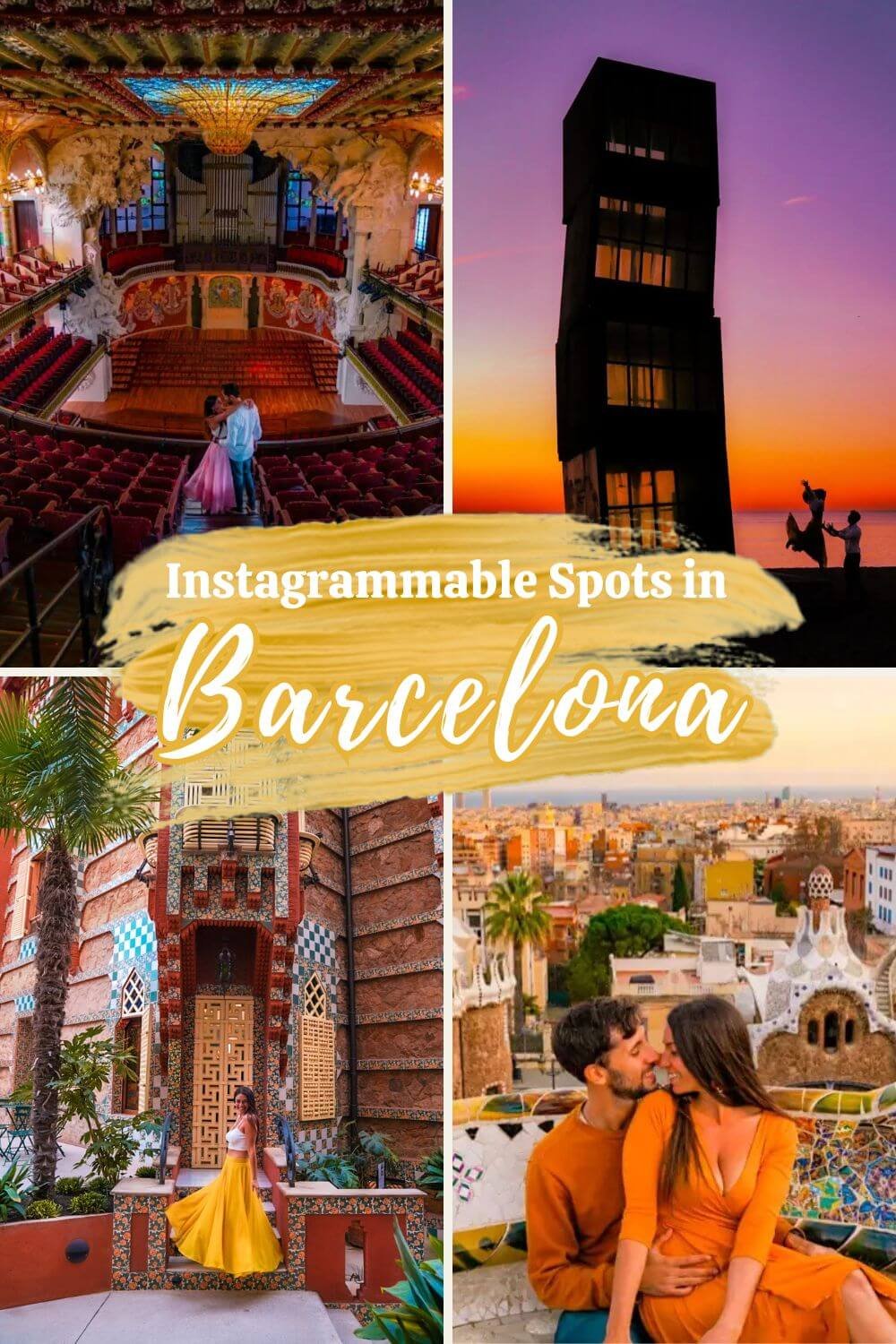Best photo spots in Barcelona pin