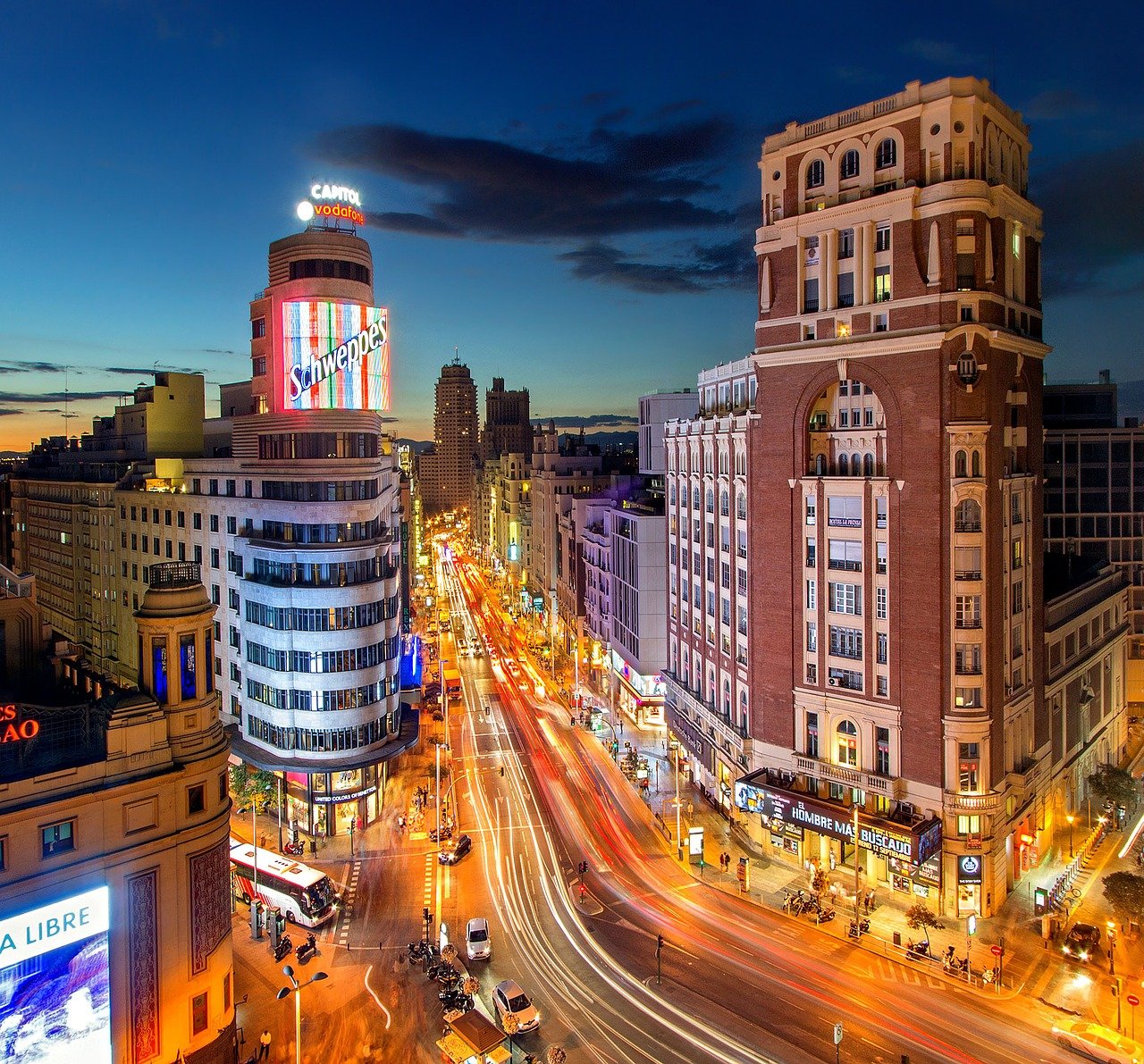 Gran Via, what to do when in Madrid