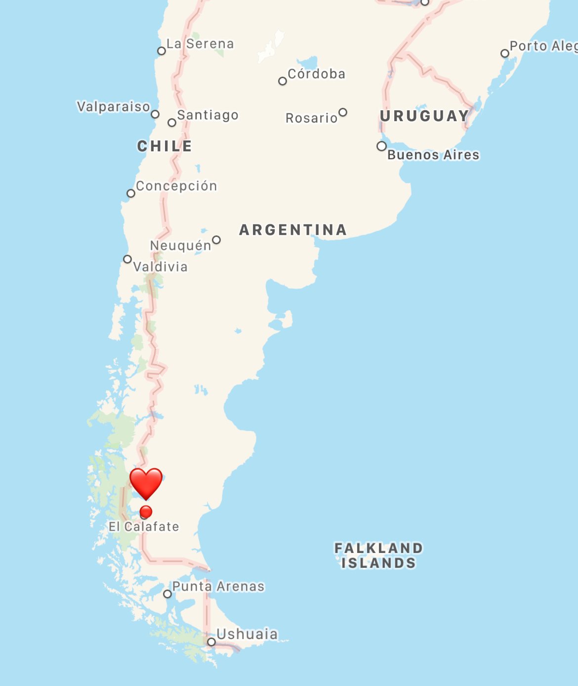 where is Calafate Argentina