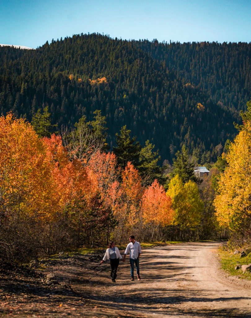 Autumn in Georgia. best places to travel in October