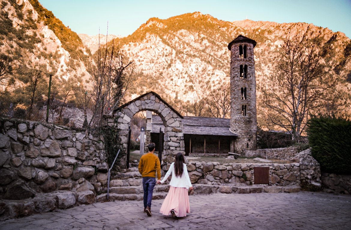 Church in Santa Coloma, Andorra