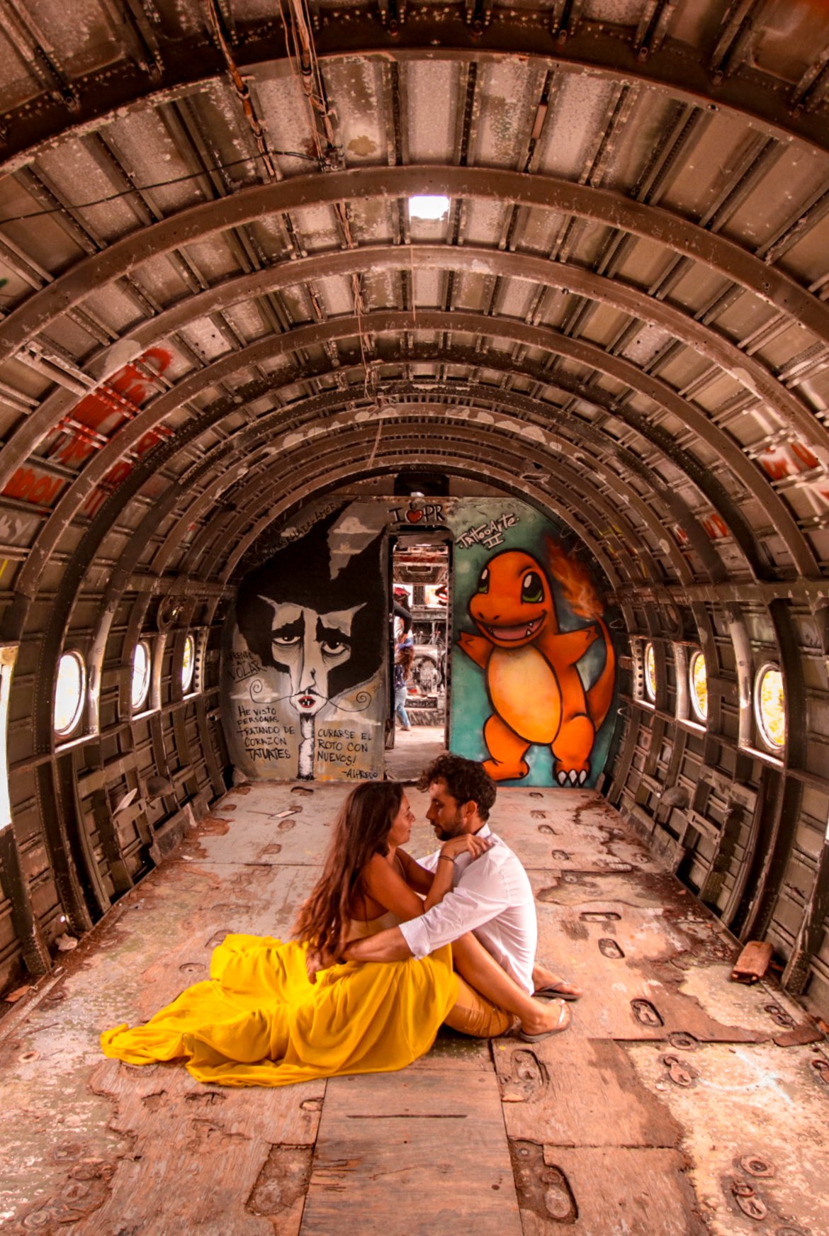 abandoned airplane in Aguadilla, Puerto Rico