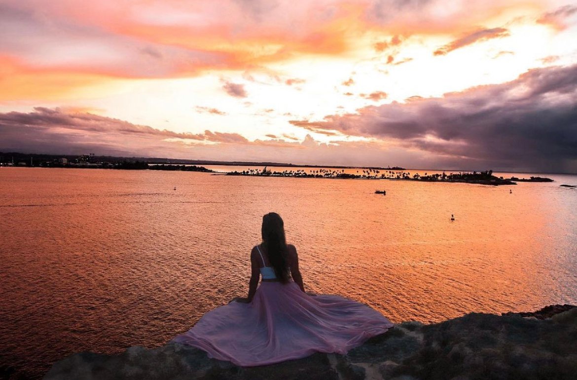 watching the sunset at the fort - things to do in San Juan, Puerto Rico