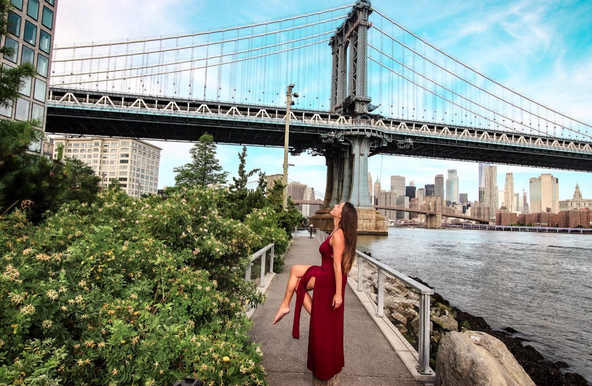 Bridge in Dumbo, Instagrammable places in NYC