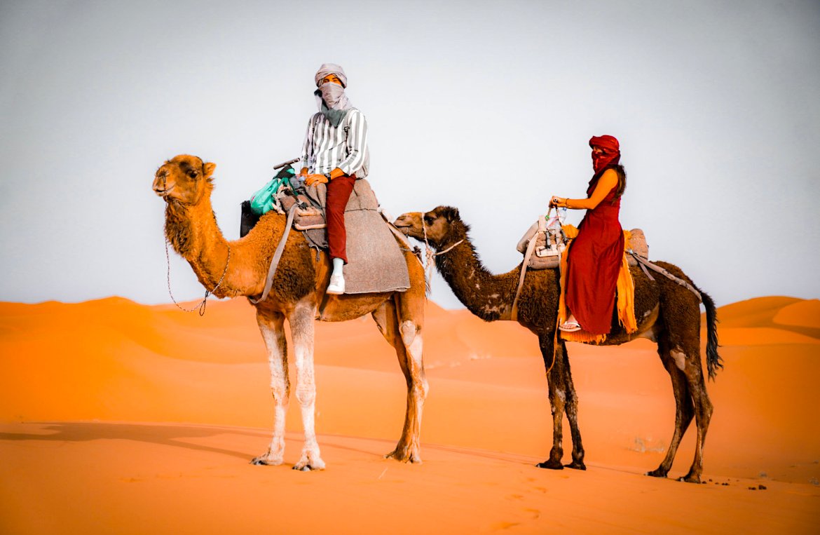 traveling in Morocco, Sahara Desert