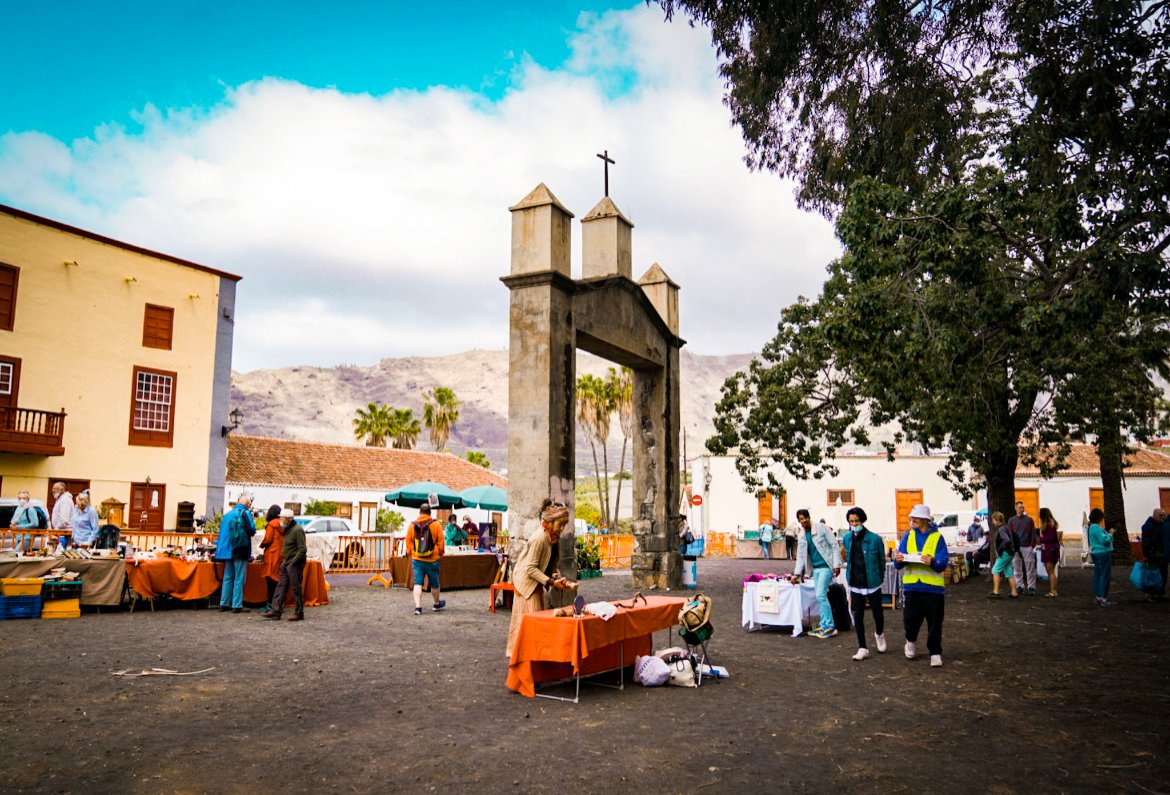 market in Tazacorte, island of La Palma
