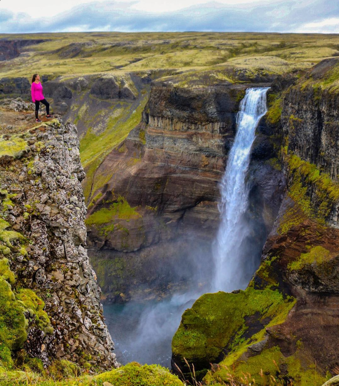 Haifoss, waterfalls in Iceland
