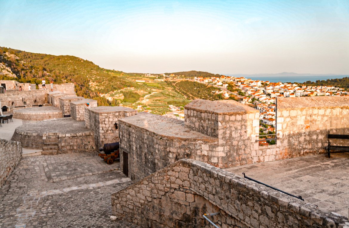 The Spanish fortress, Hvar in Croatia