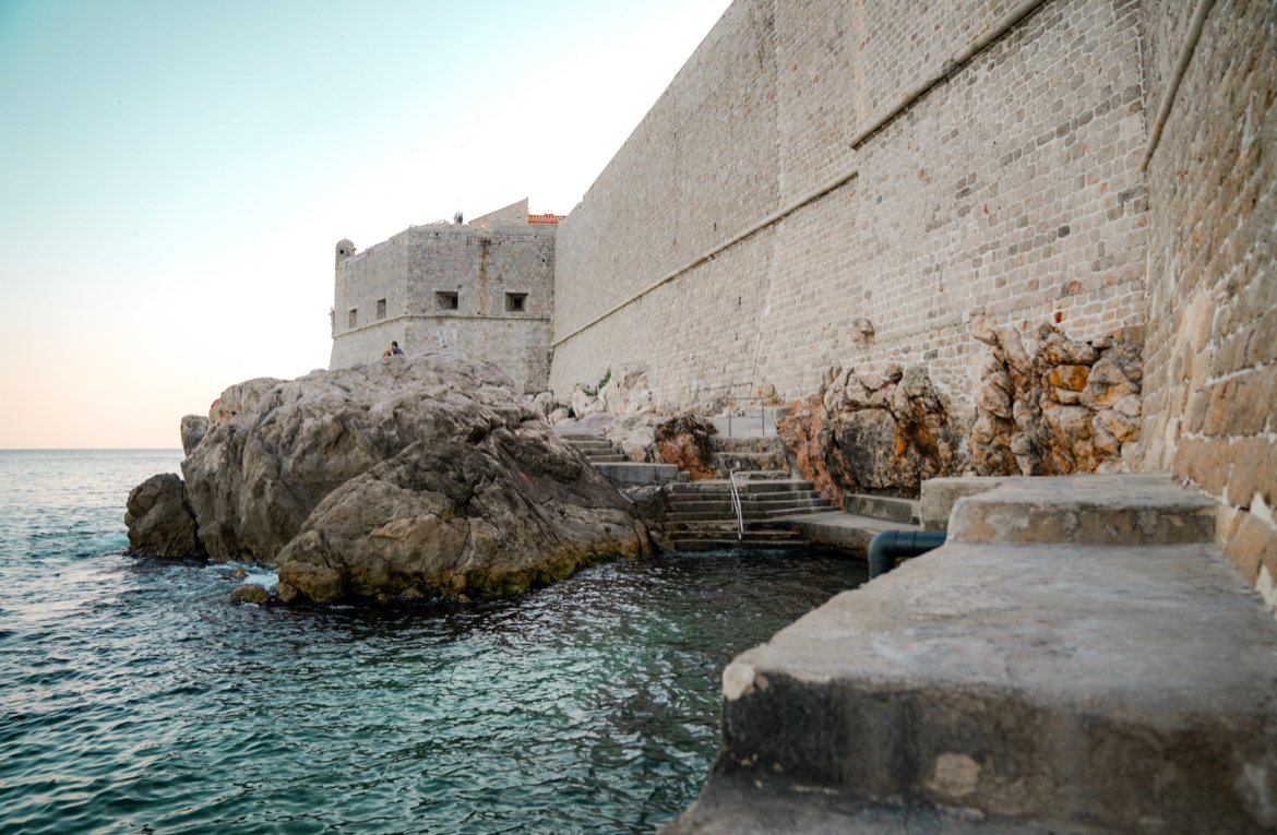 swimming area in Dubrovnik