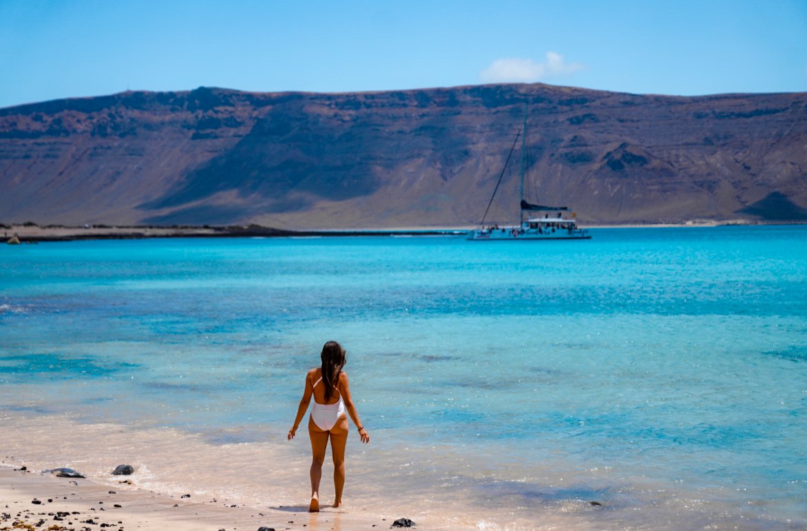 beaches of La Graciosa, best places to visit in the Canary Islands in Spain