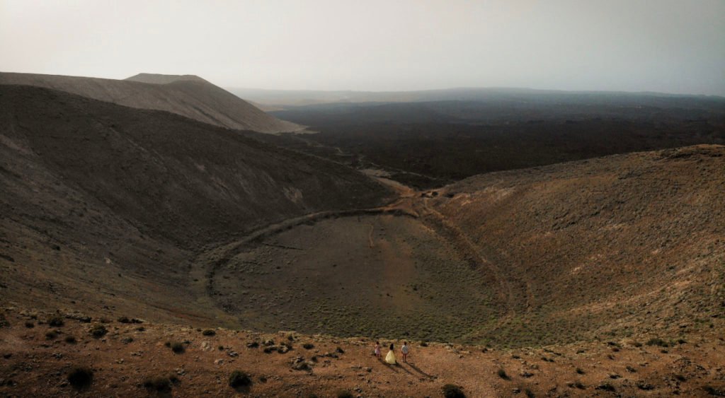 crater in Lanzarote