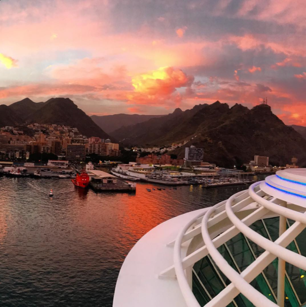cruising to the Canary Islands in Spain