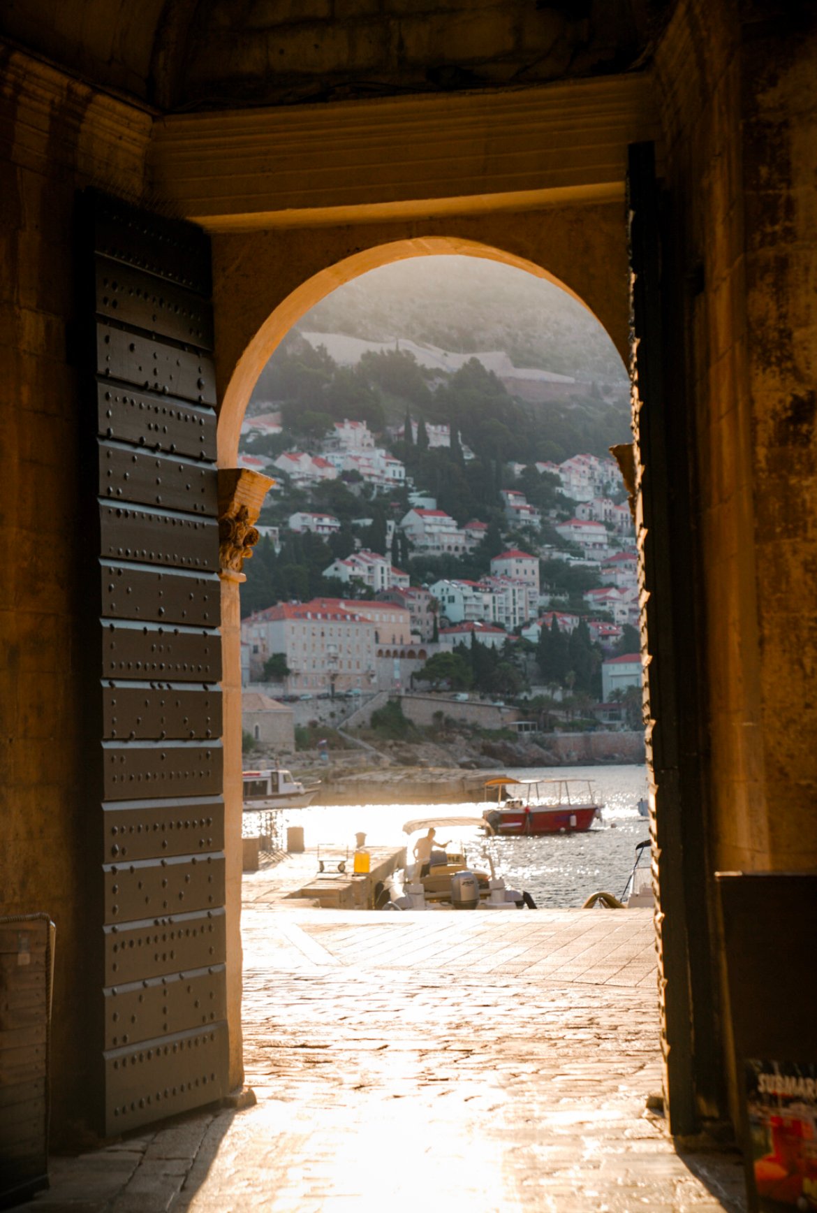 door port in Dubrovnik