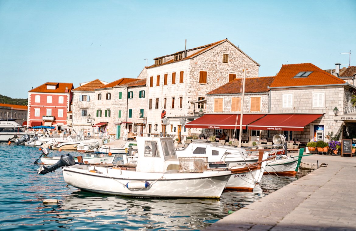 port of Stari Grad, Hvar in Croatia