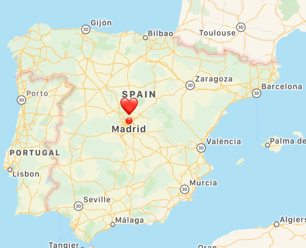 where is Madrid in Spain