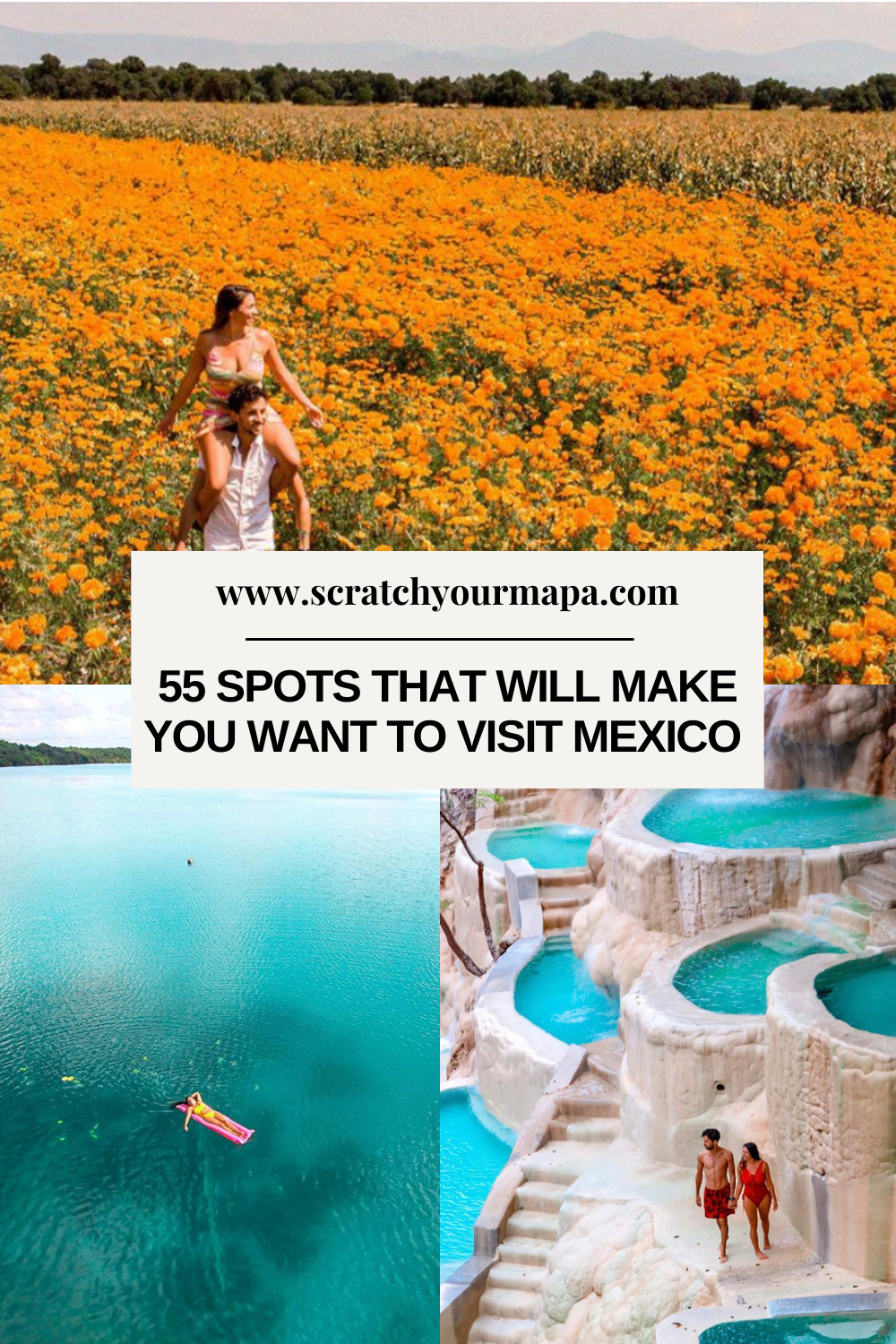 the best places to visit in Mexico Pin