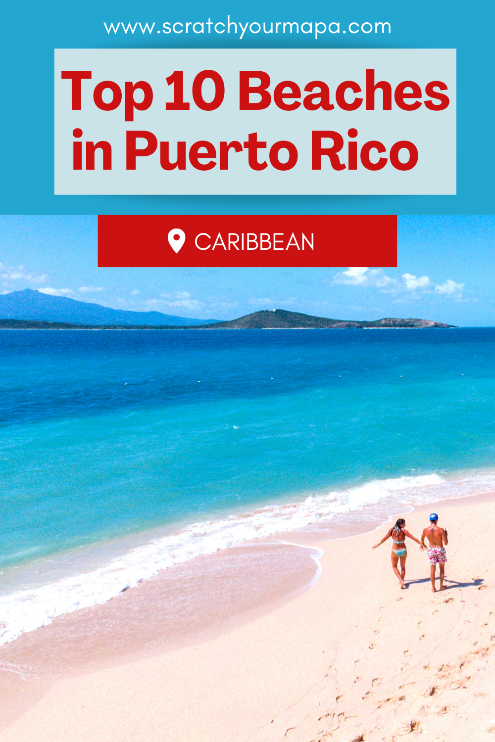 top beaches in Puerto Rico Pin