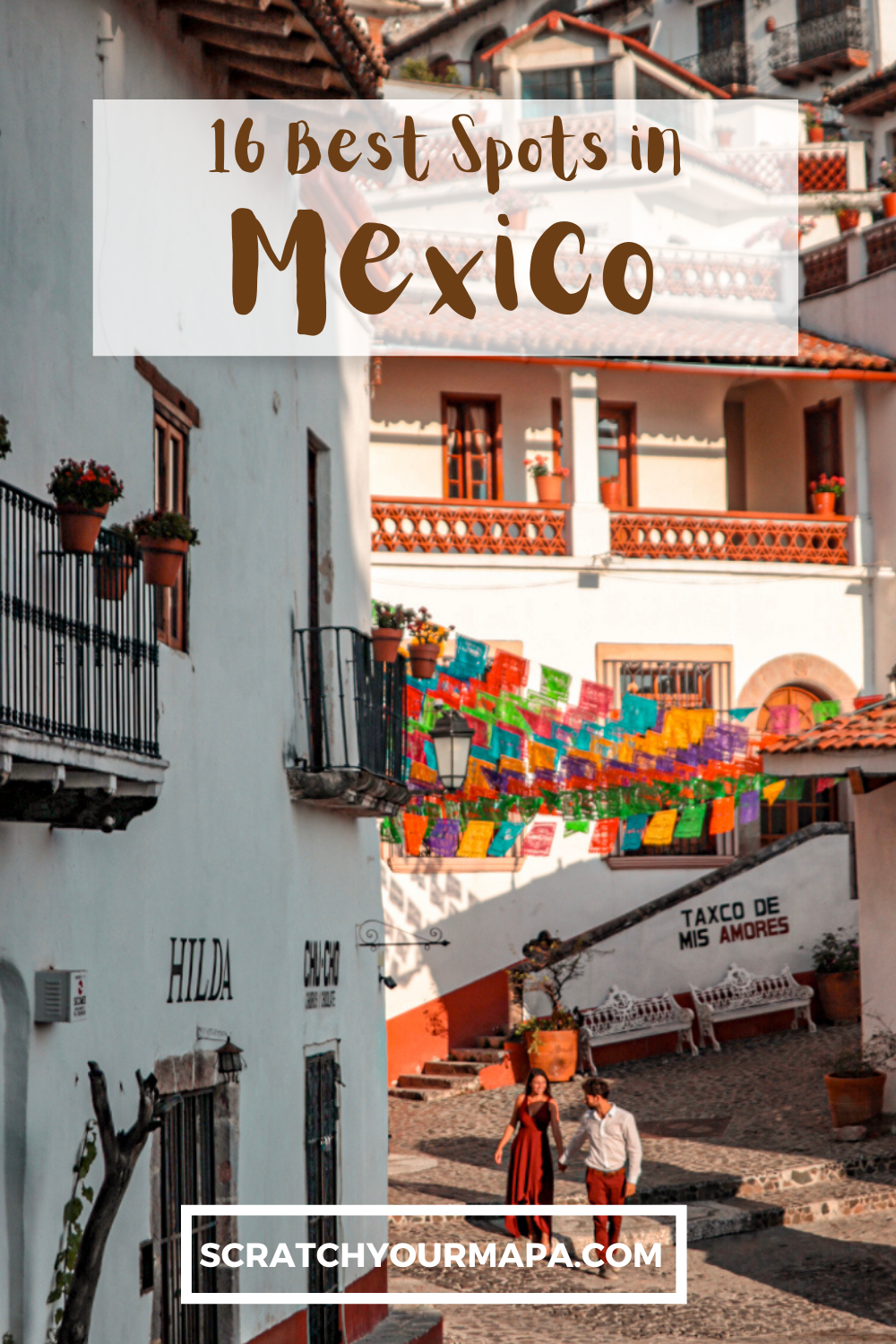 Best Places in Mexico Pin