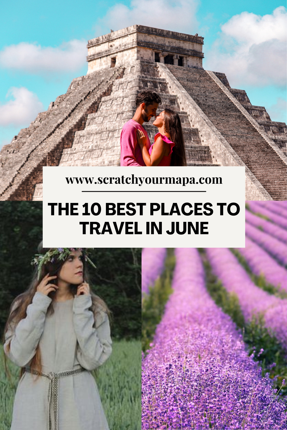 Best Places to travel to in June Pin