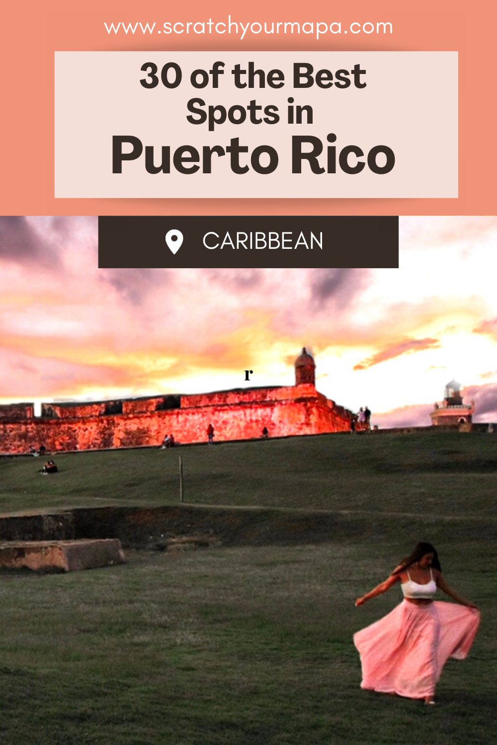 Best Spots in Puerto Rico Pin