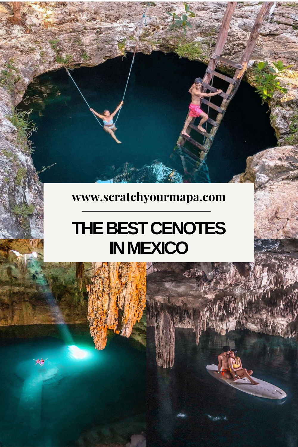 best cenotes in Mexico Pin