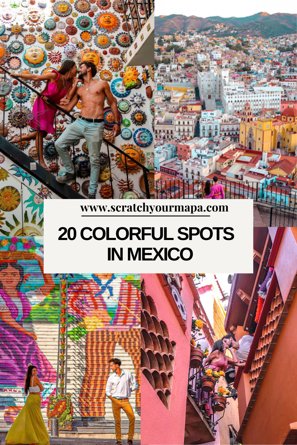 Colorful Spots in Mexico Pin