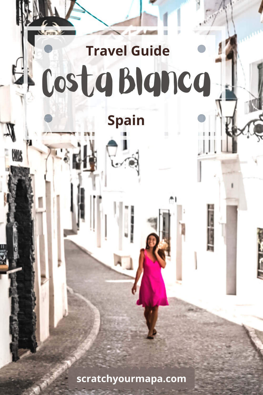 Costa Blanca in Spain Pin