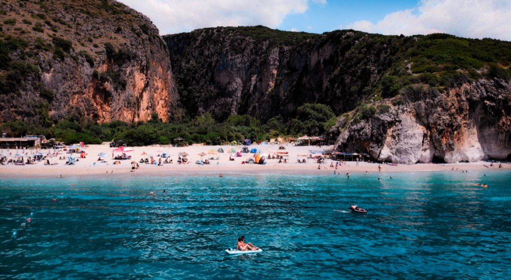 water Gjipe Beach, best beaches of albania
