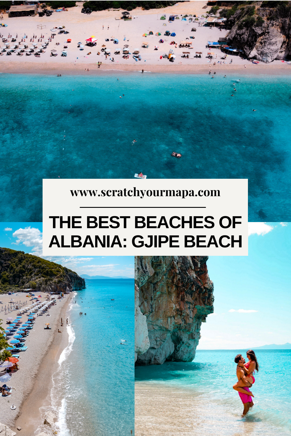 Gjipe, best beaches of Albania Pin