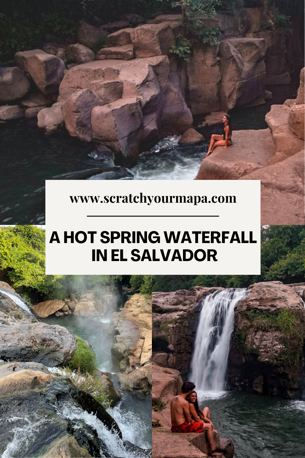 Hot Spring Waterfall Pin