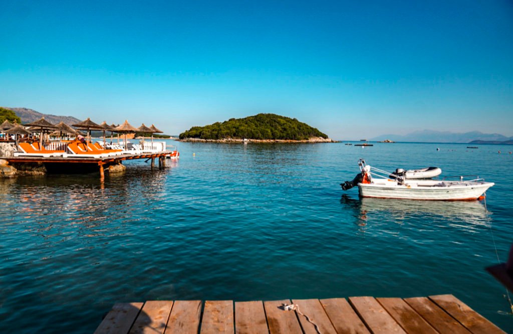 Ksamil beach area