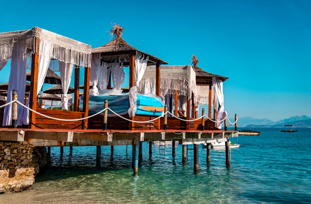 Ksamil overwater bungalows