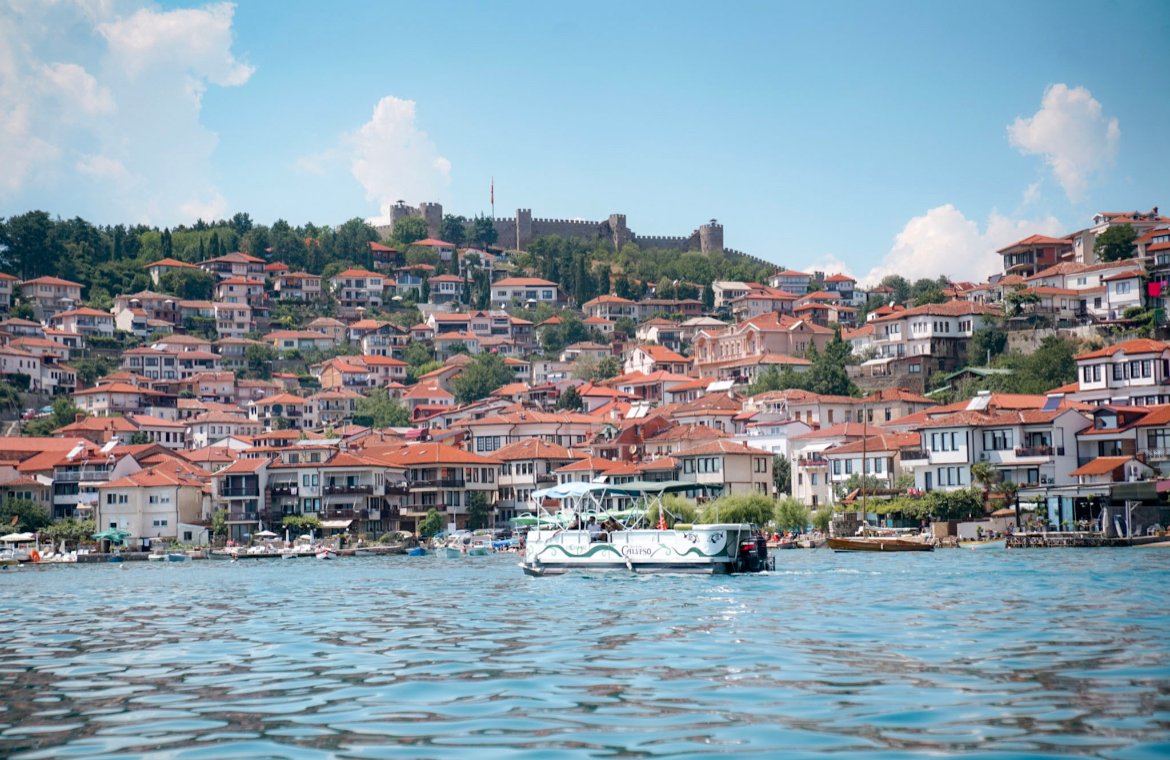 Lake Ohrid in Macedonia