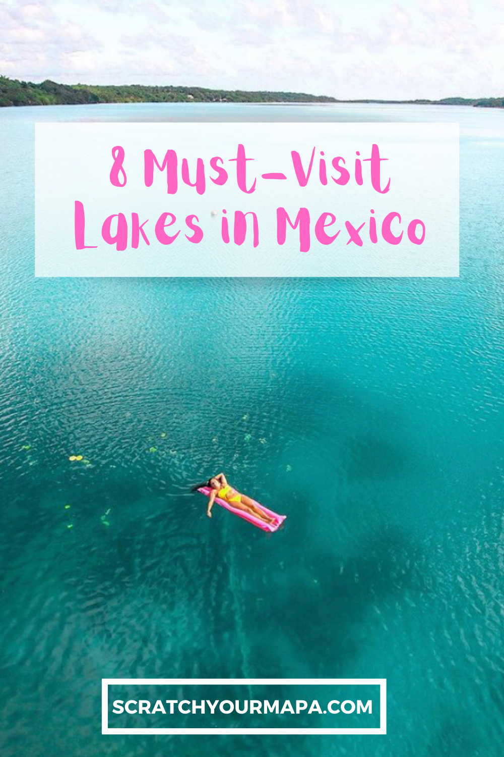 Lakes in Mexico Pin