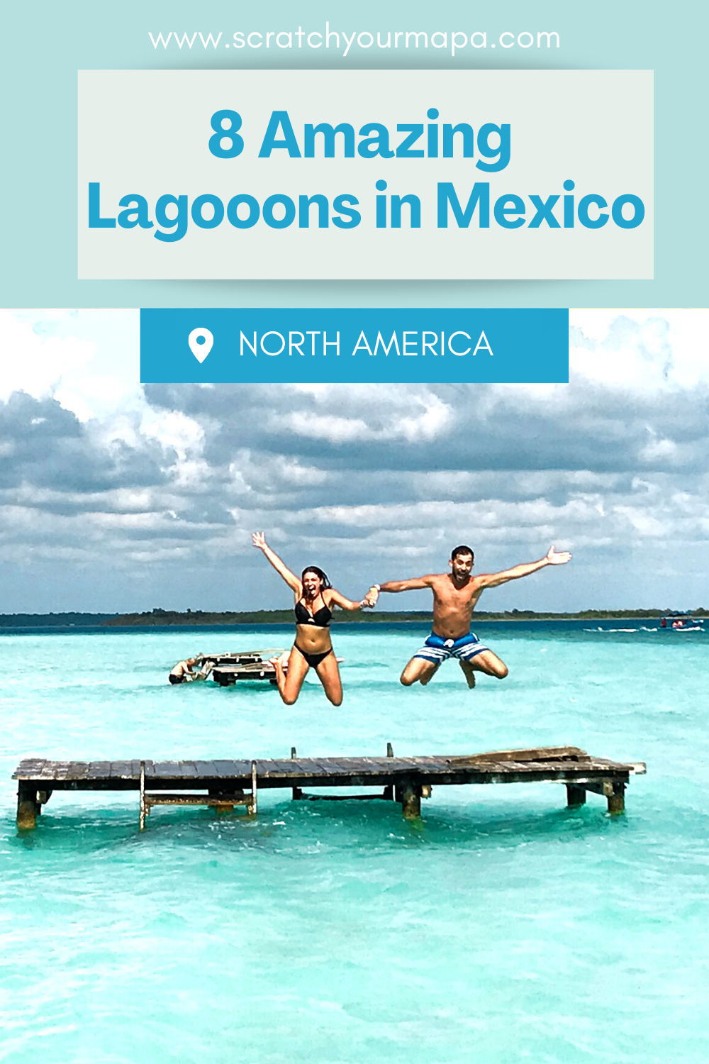 Lakes in Mexico Pin