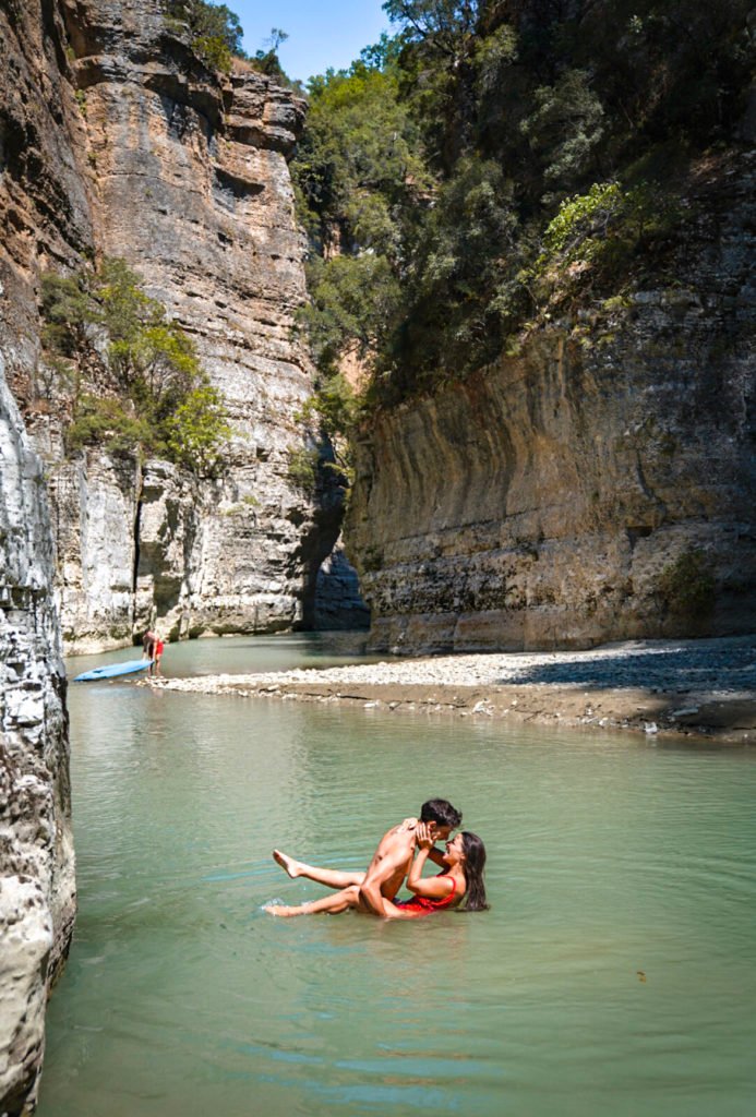 Osum Canyon in Albania