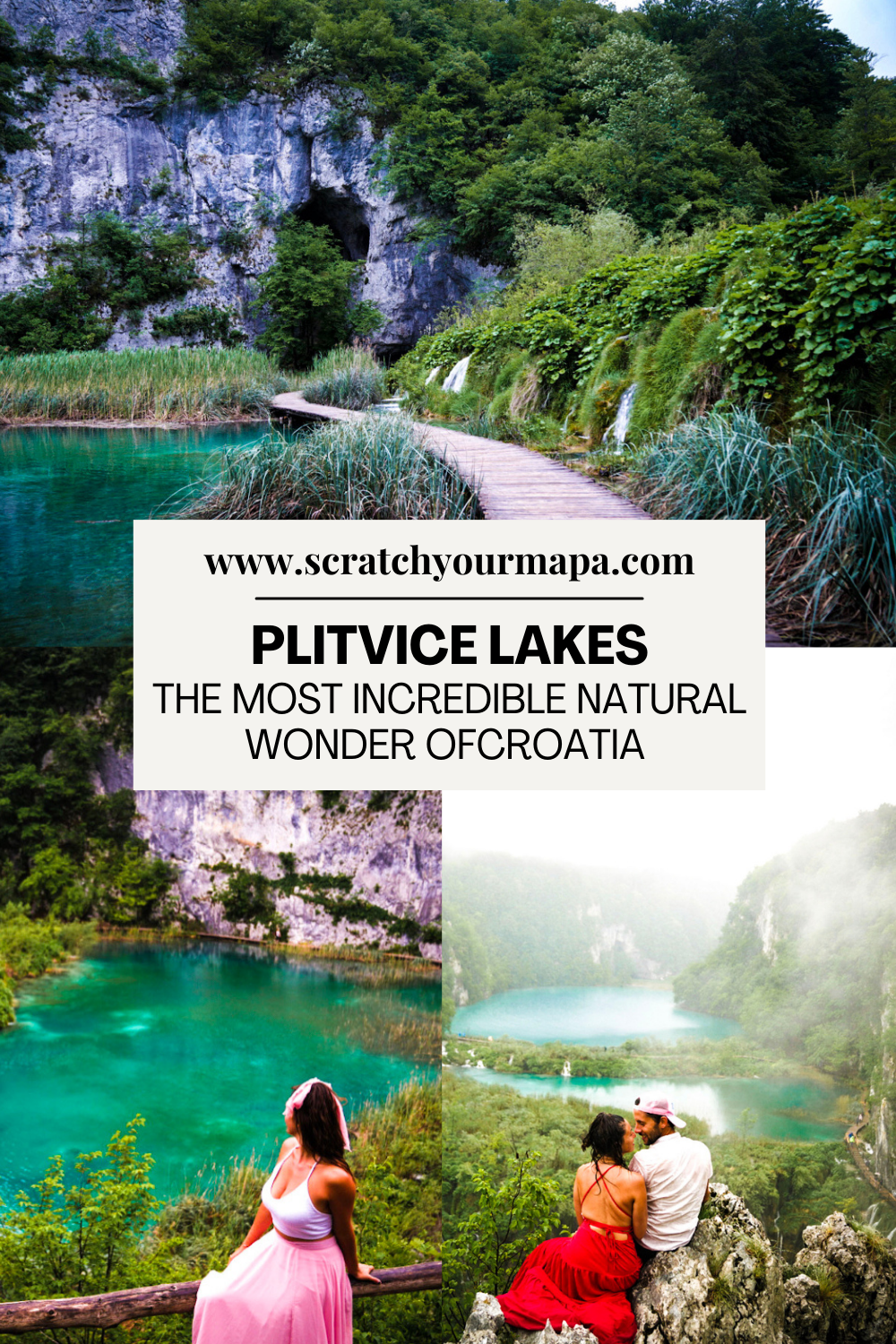 Plitvice Lakes in Croatia Pin